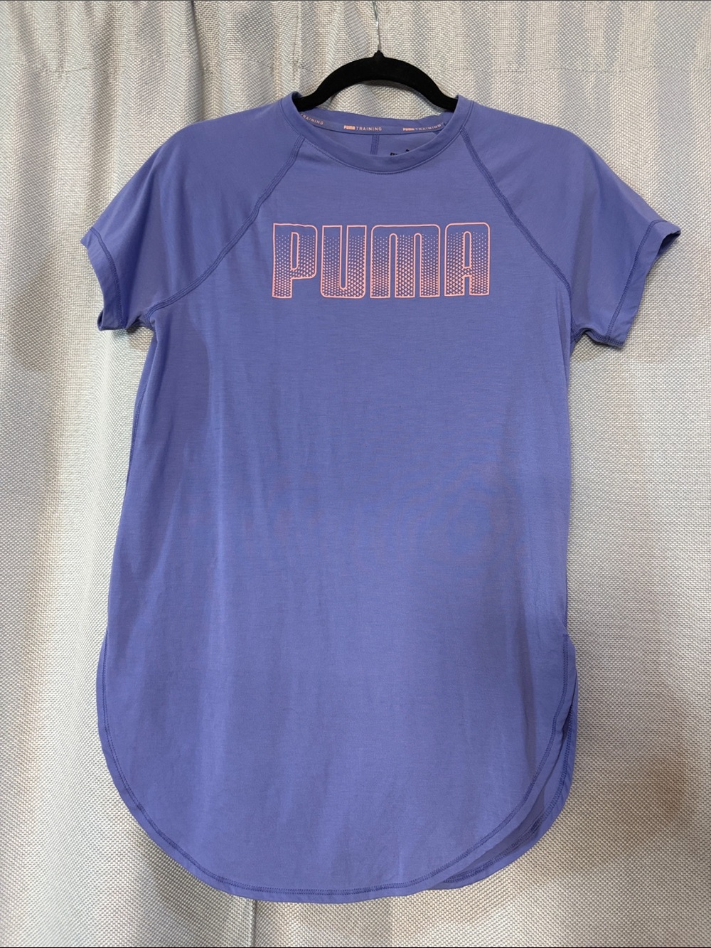 Puma Lilac Short-Sleeve Logo Tee